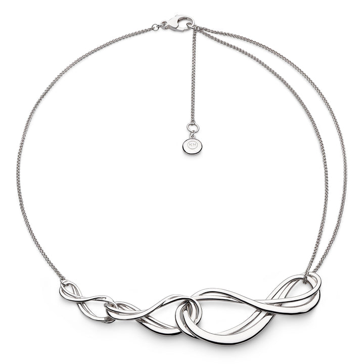 Kit Heath Silver Infinity Grande Triple Necklace