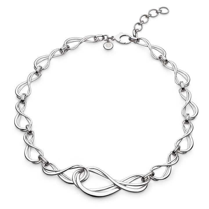 Kit Heath Silver Infinity Grande Multi Link Necklace