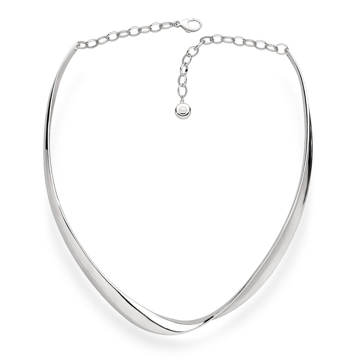 Kit Heath Silver Serenity Grande Collar Necklace