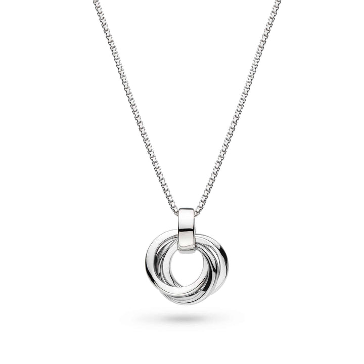 Kit Heath Silver Bevel Trilogy Petite Necklace