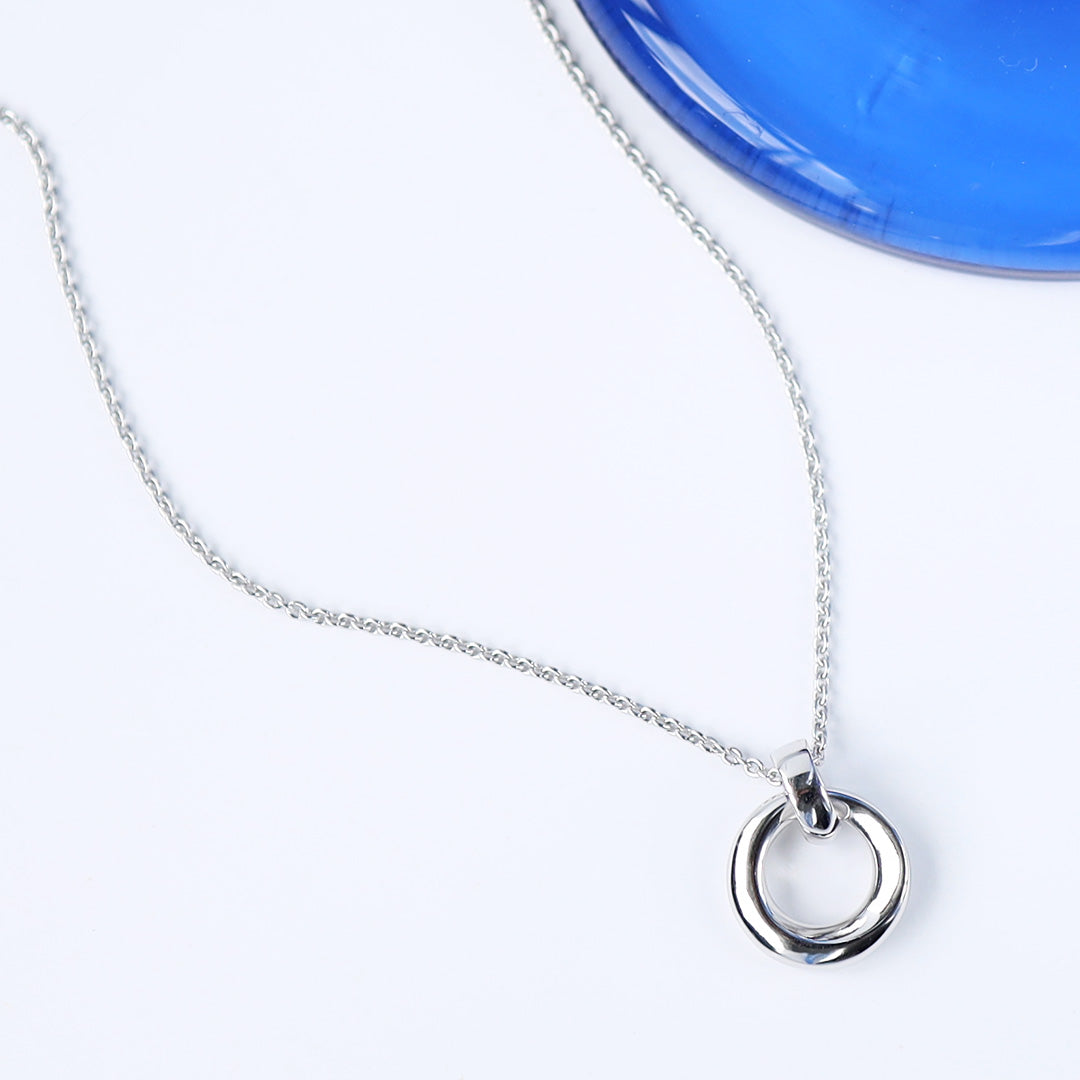 Kit Heath Silver Bevel Cirque Necklace