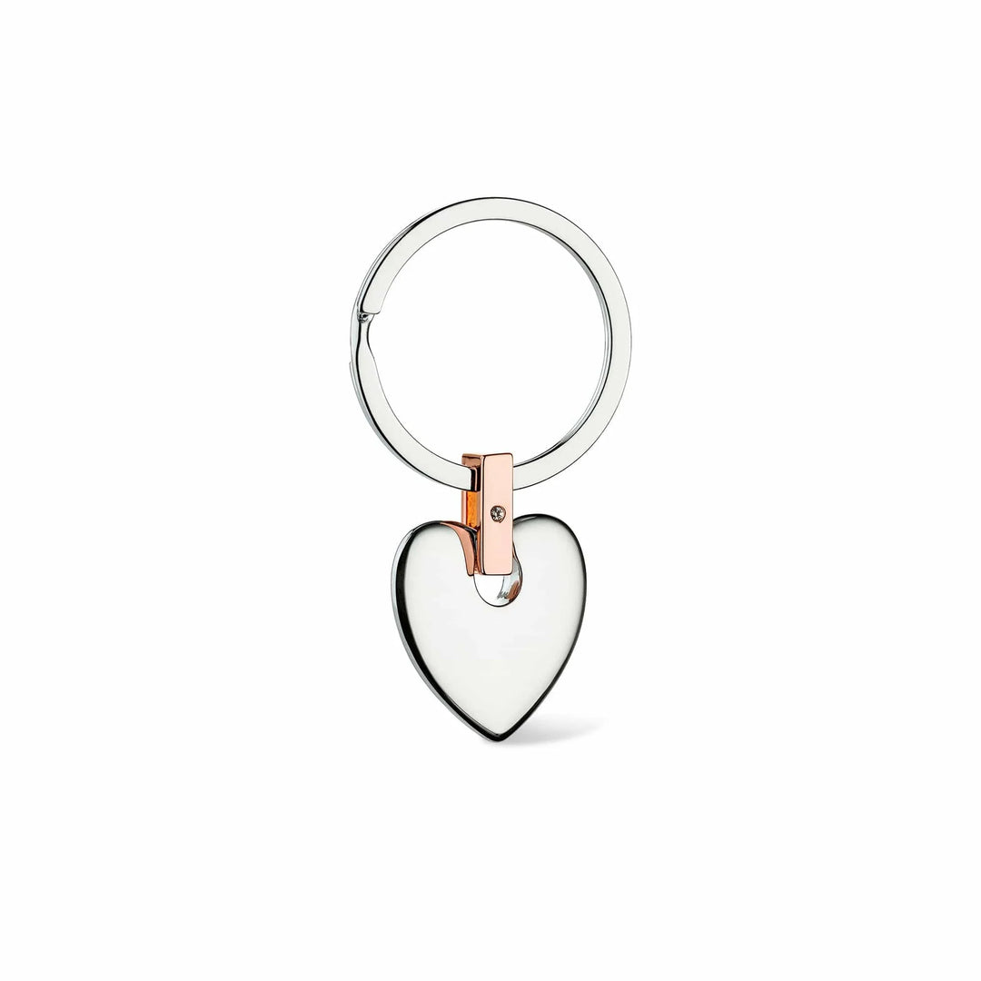 Clogau Cariad Sterling Silver Heart Keyring