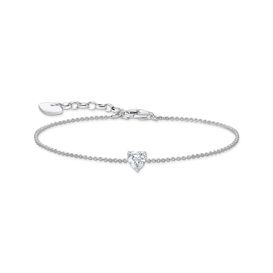 Thomas Sabo Silver Heart Zirconia Bracelet