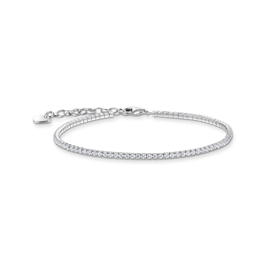 Thomas Sabo Silver Dainty CZ Tennis Bracelet