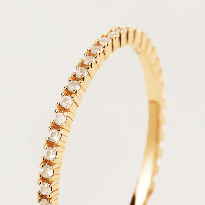 PDPAOLA Gold White Essential Ring