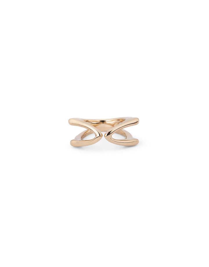 UNOde50 Gold Stand out Brave Ring