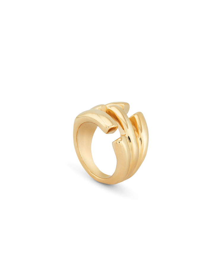 UNOde50 Gold Electrik Vital Ring