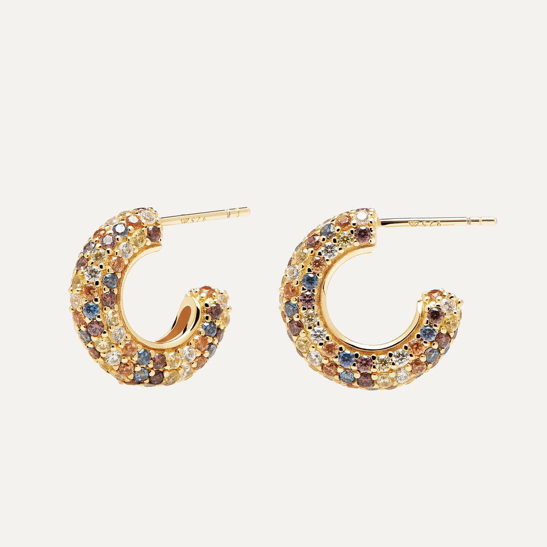 PDPAOLA Gold Tiger Earrings