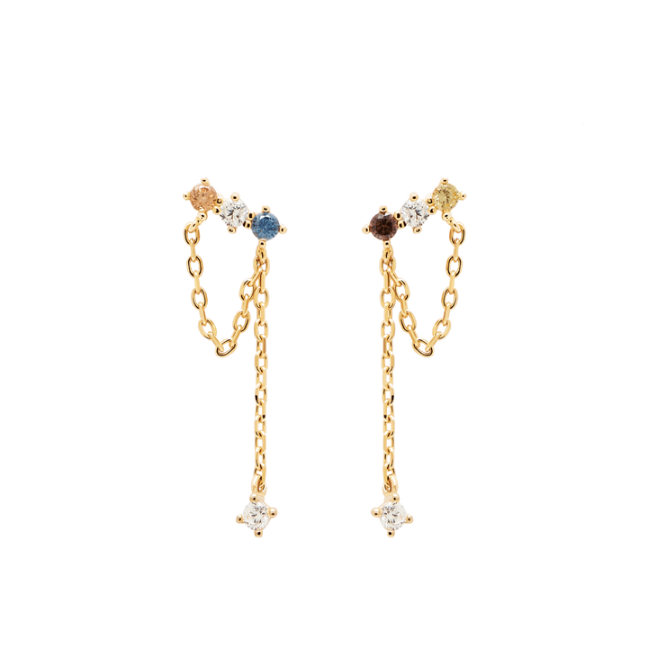 PDPAOLA Gold Mana Earrings