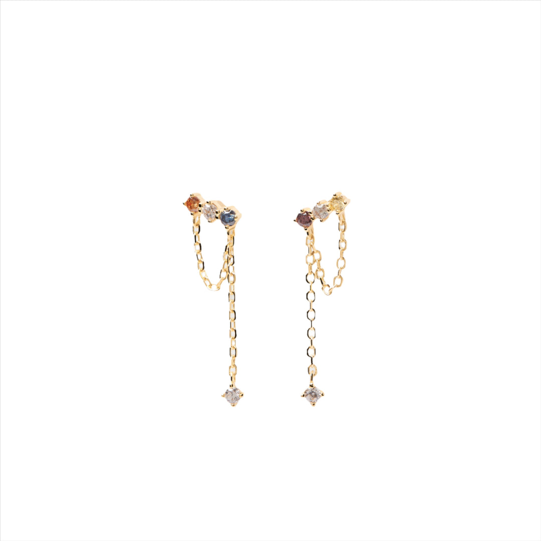 PDPAOLA Gold Mana Earrings