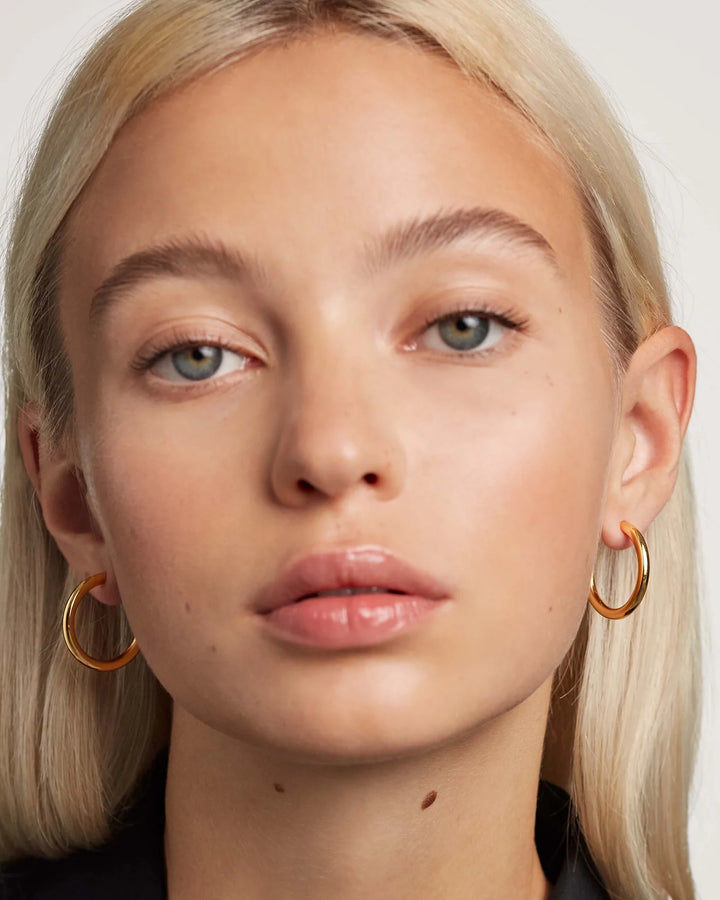 PDPAOLA Gold Ar Supreme Cloud U Earrings