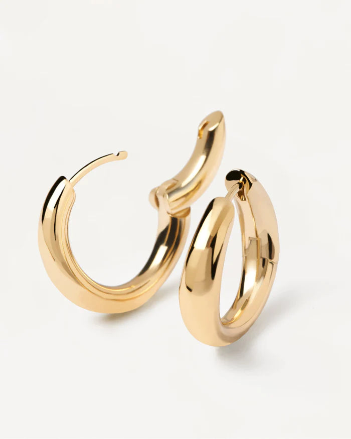 PDPAOLA Gold Pirouette Earrings