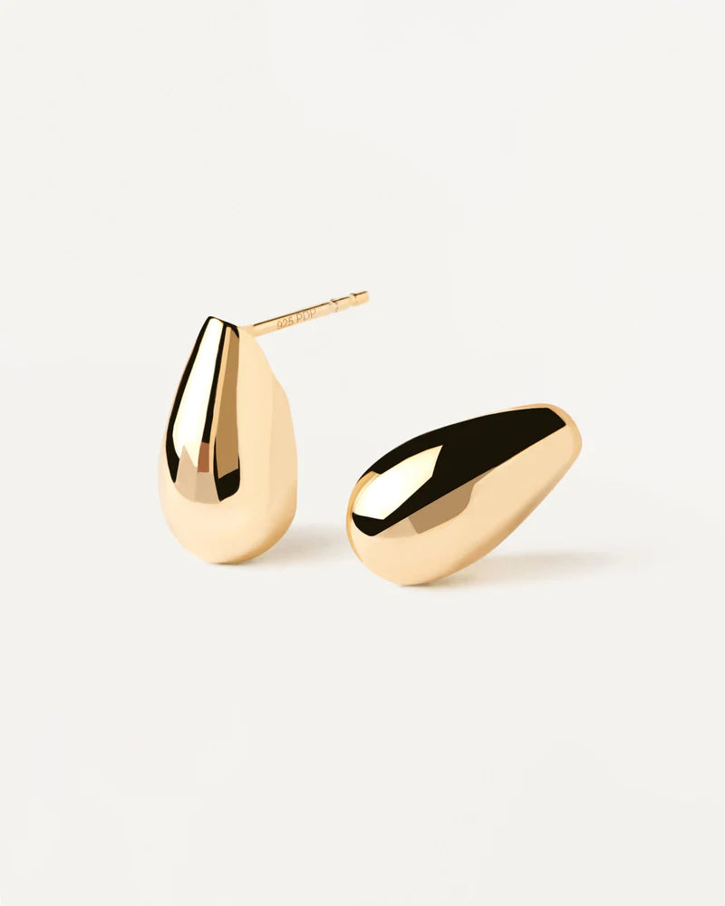 PDPAOLA Gold Small Sugar Earrings