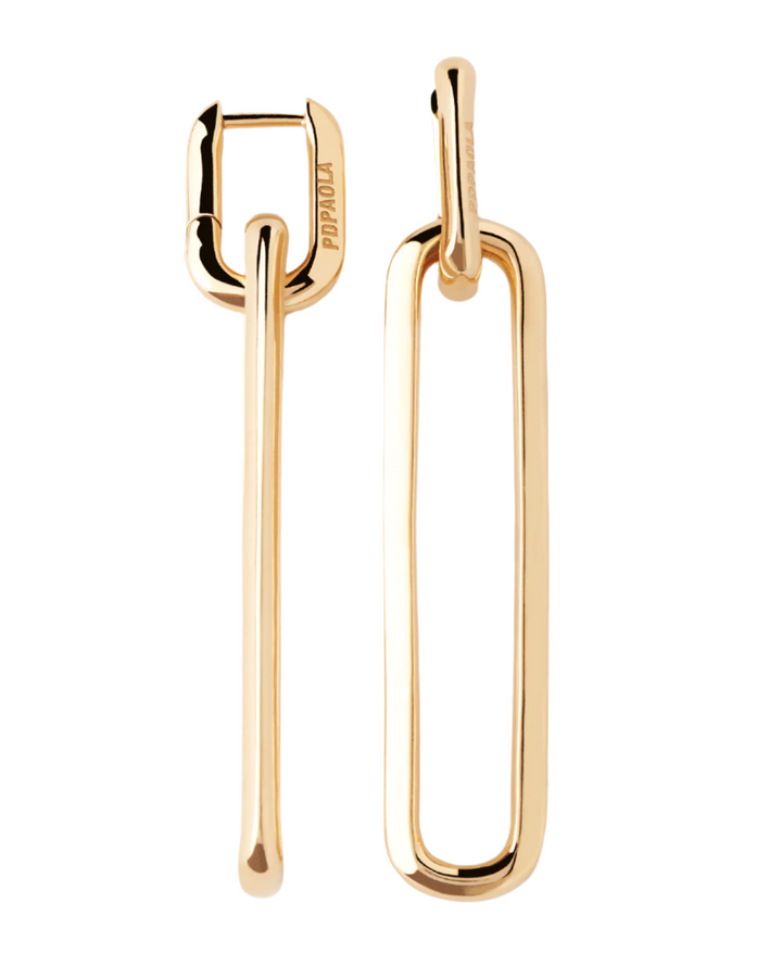 PDPAOLA Gold Rodeo Drop Earrings