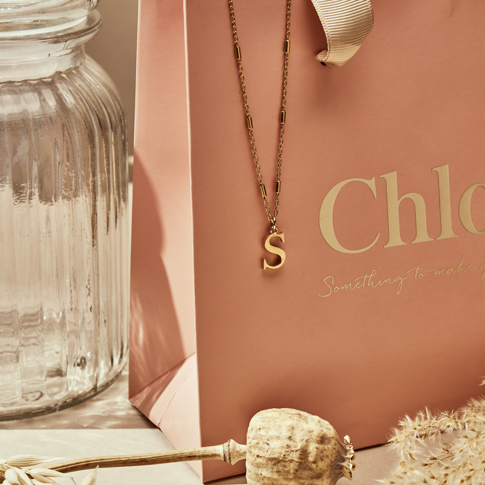 ChloBo Gold Initials A-Z Necklace