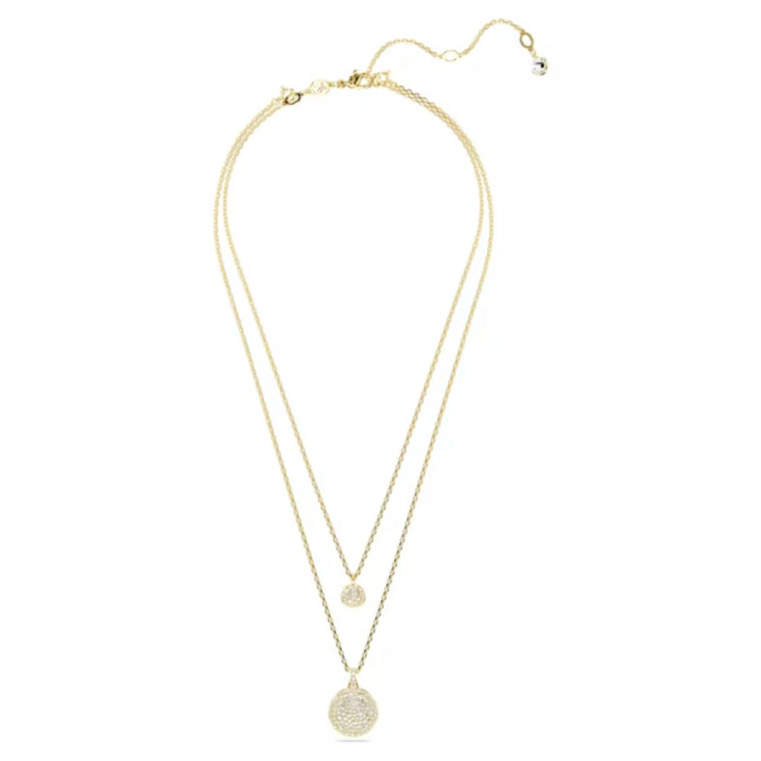 Swarovski Gold Sublima Layered Necklace