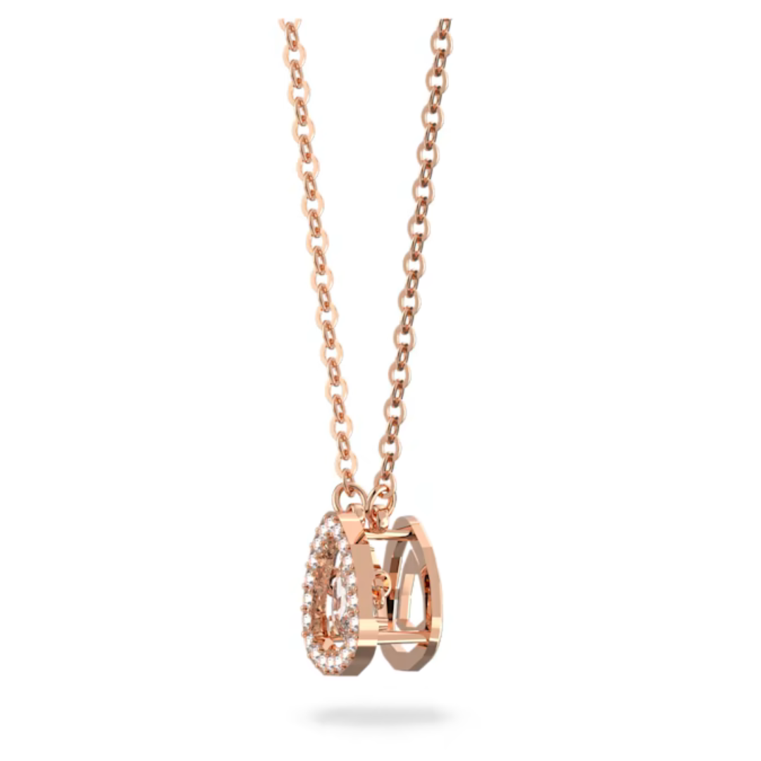 Swarovski Rose Gold Millenia Trilliant Cut Crystal Necklace