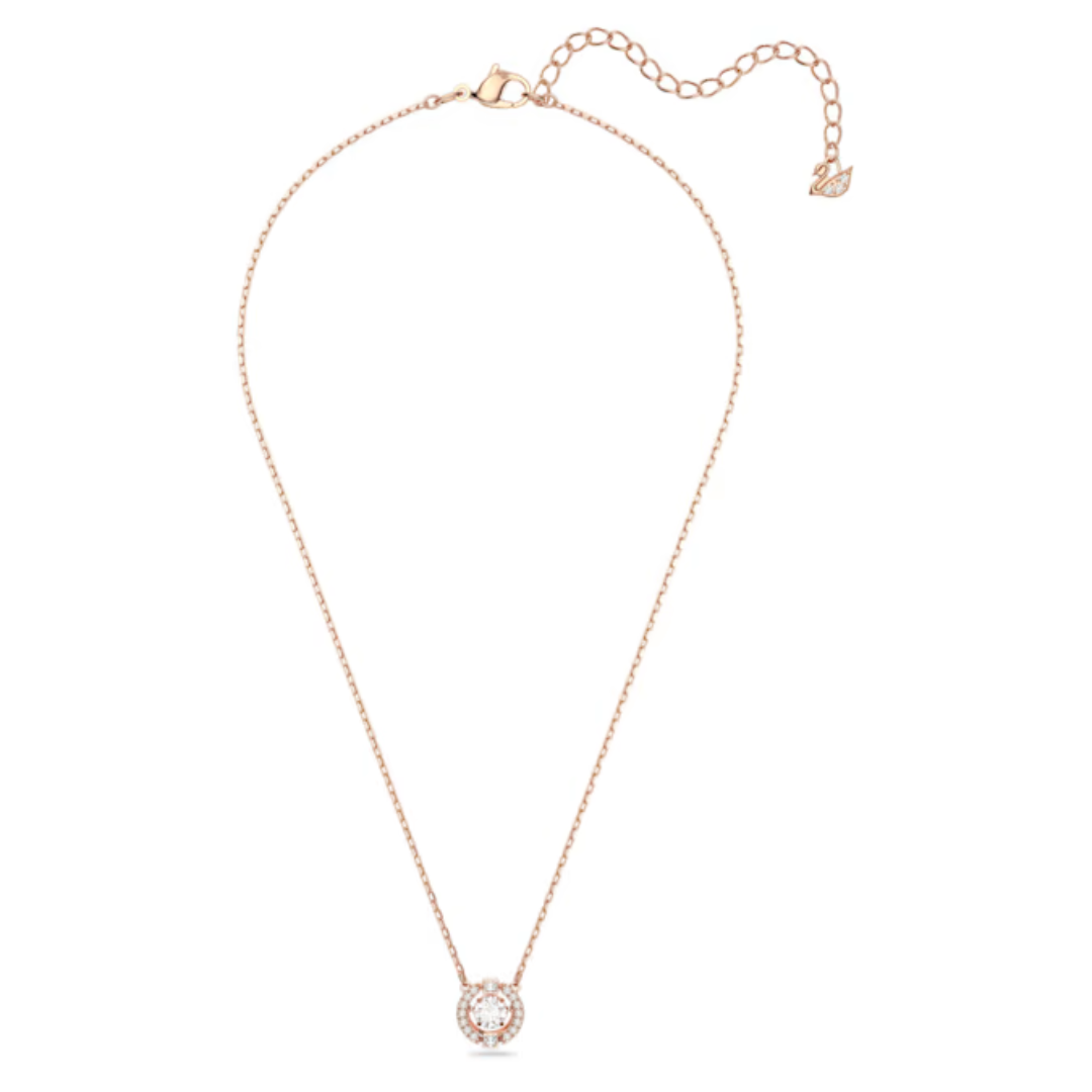 Swarovski Rose Gold Una Sparkling Dance Necklace