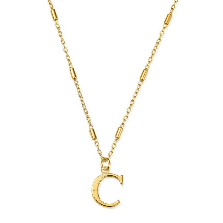 ChloBo Gold Initials A-Z Necklace