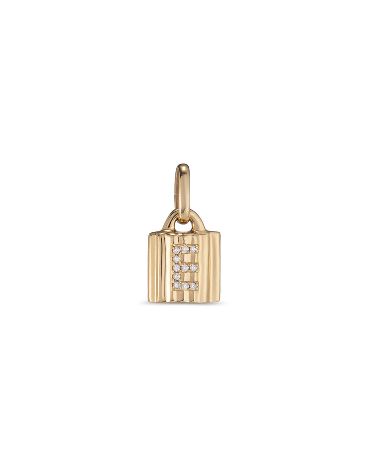 UNOde50 Gold Mypadlock A-Z Personalisation Charm