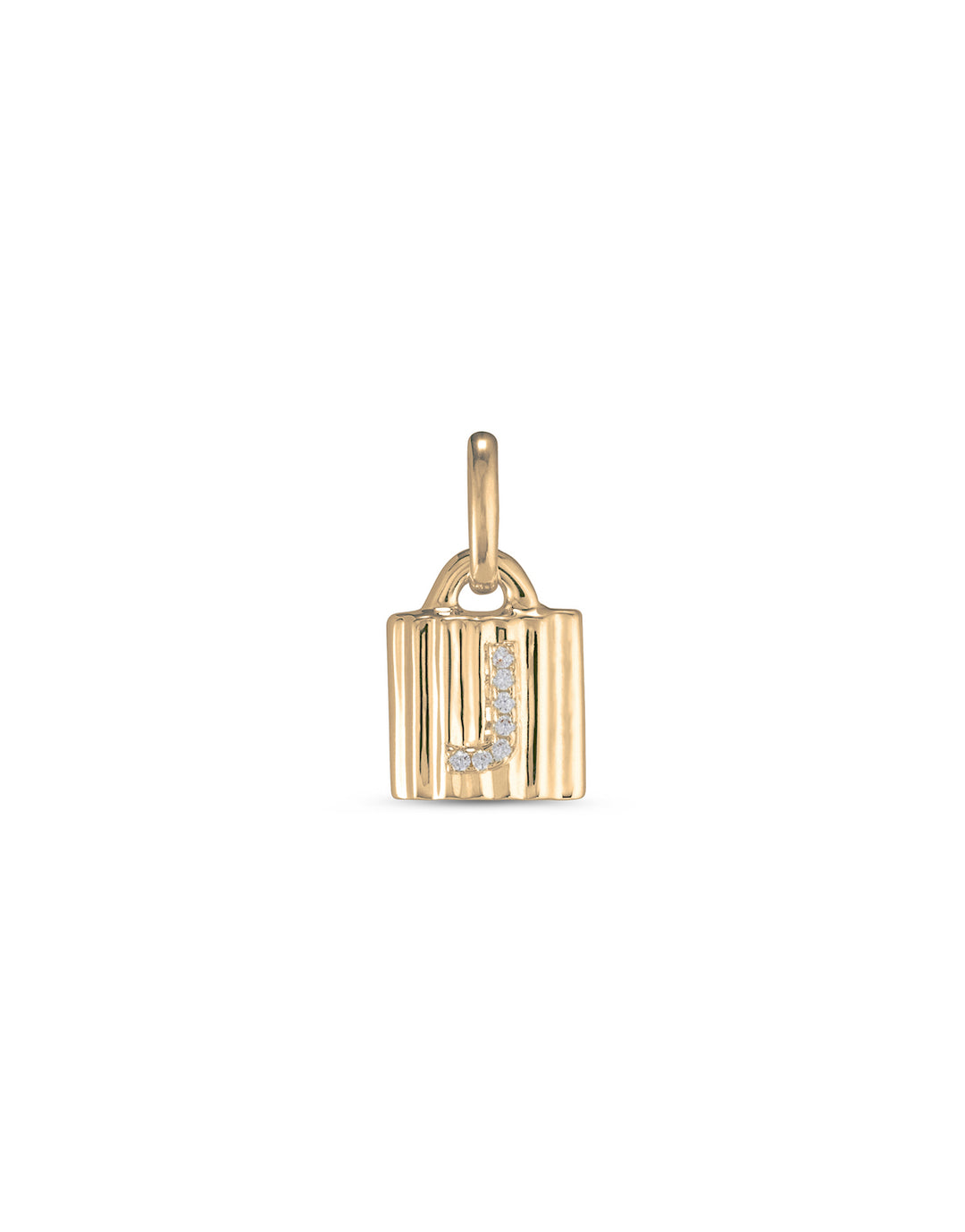 UNOde50 Gold Mypadlock A-Z Personalisation Charm