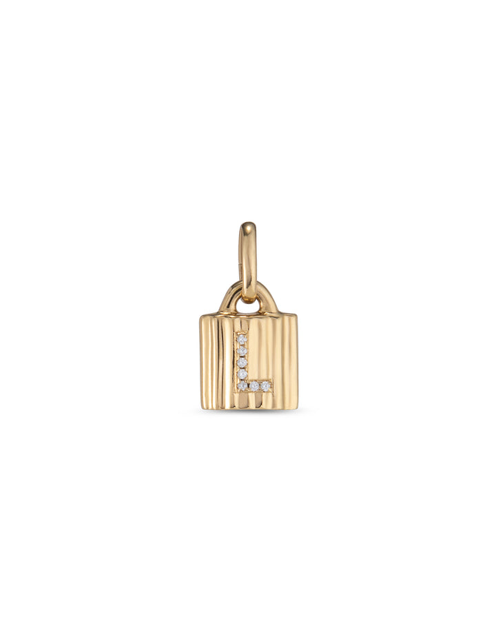 UNOde50 Gold Mypadlock A-Z Personalisation Charm