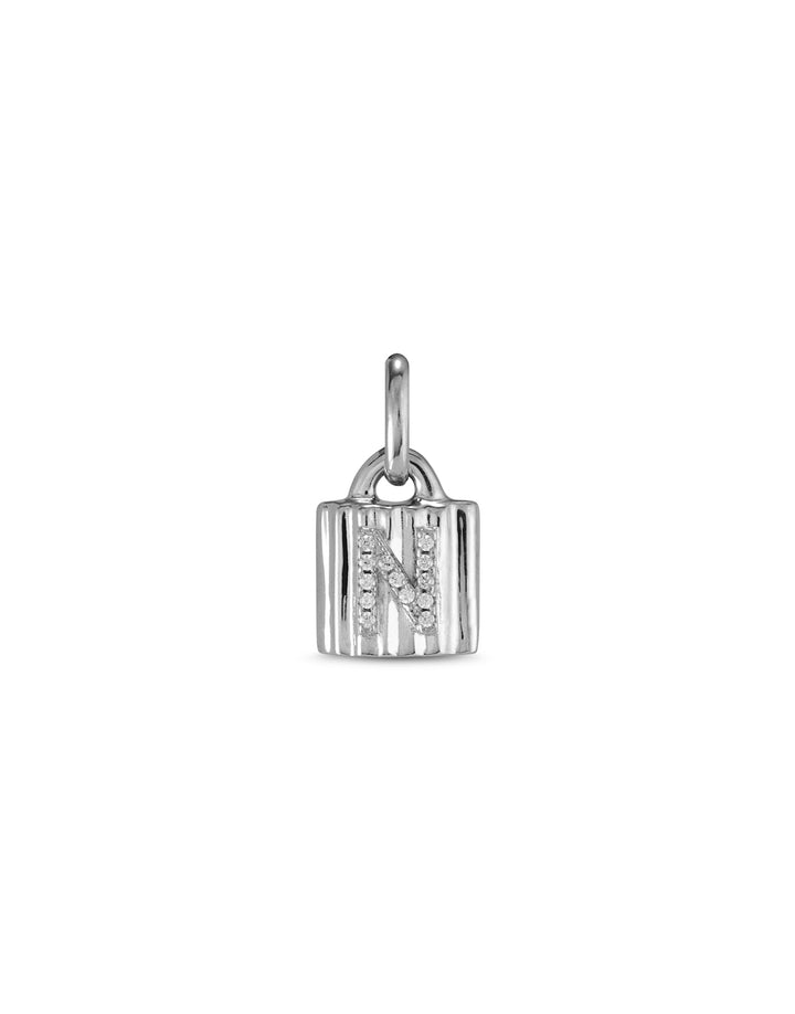 UNOde50 Silver Mypadlock A-Z Personalisation Charm