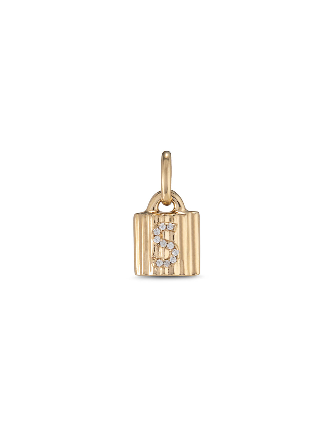 UNOde50 Gold Mypadlock A-Z Personalisation Charm