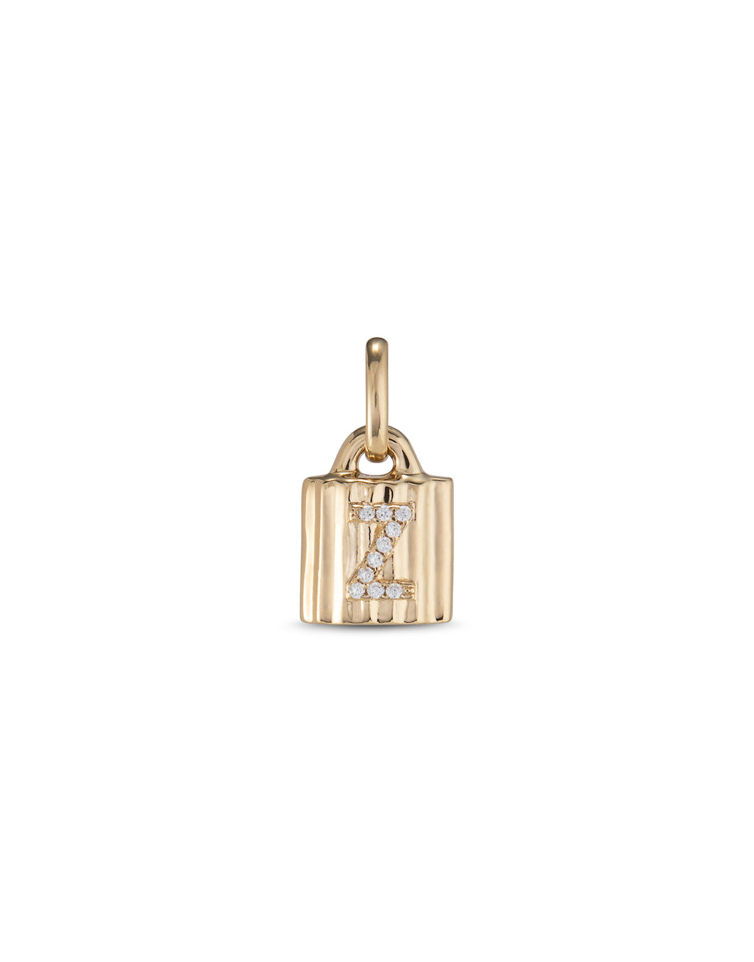 UNOde50 Gold Mypadlock A-Z Personalisation Charm