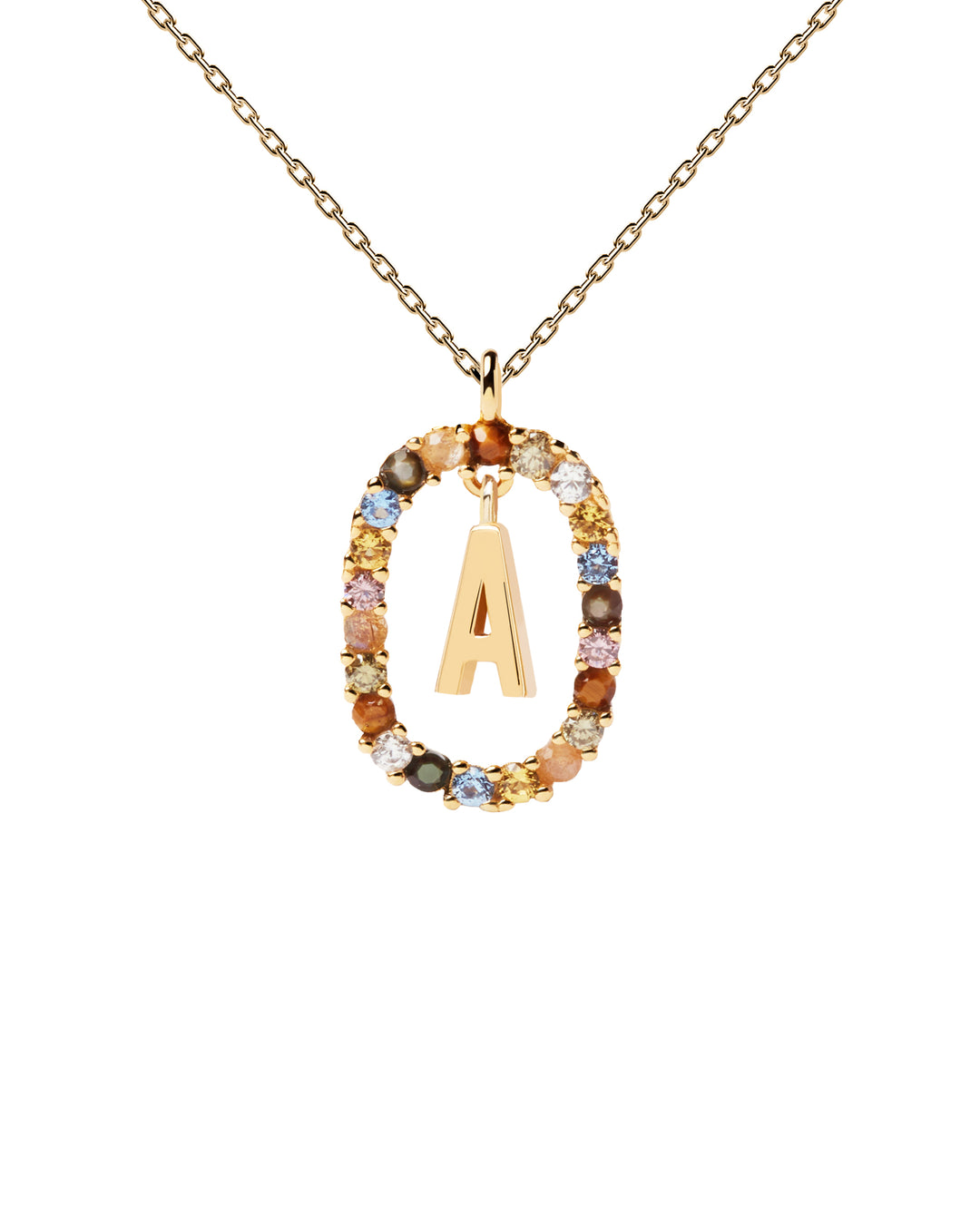 PDPAOLA Gold Letter A-Z Necklaces