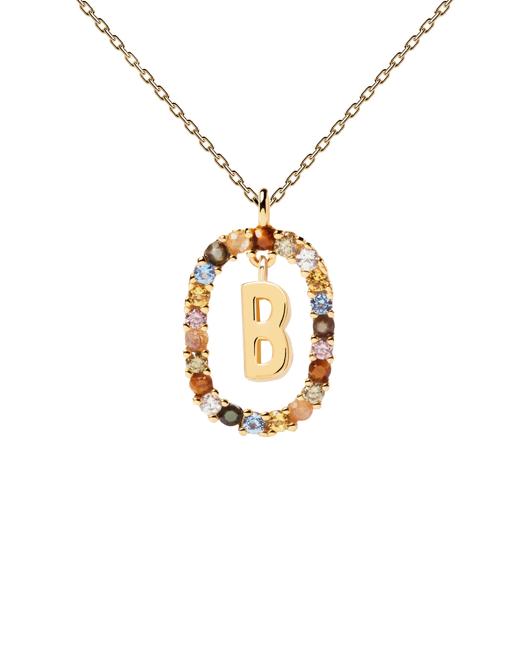 PDPAOLA Gold Letter A-Z Necklaces