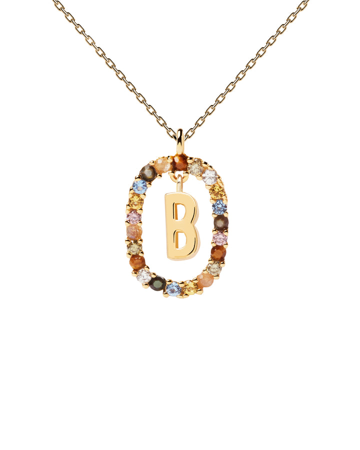 PDPAOLA Gold Letter A-Z Necklaces