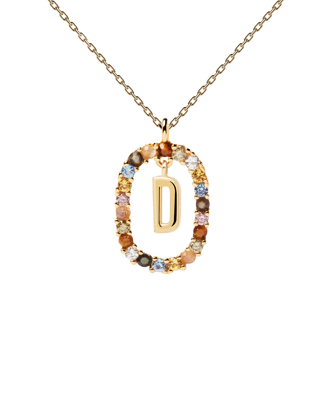 PDPAOLA Gold Letter A-Z Necklaces