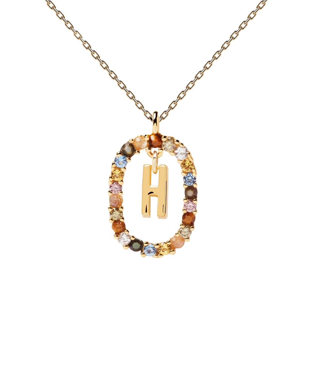 PDPAOLA Gold Letter A-Z Necklaces