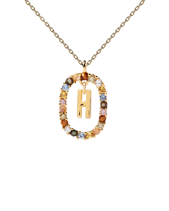 PDPAOLA Gold Letter A-Z Necklaces