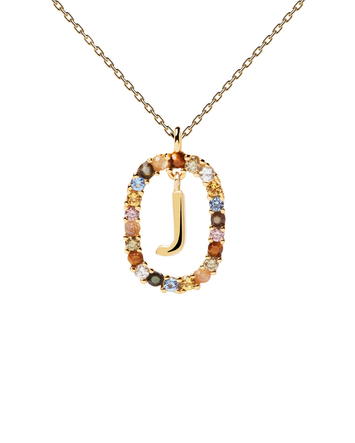 PDPAOLA Gold Letter A-Z Necklaces