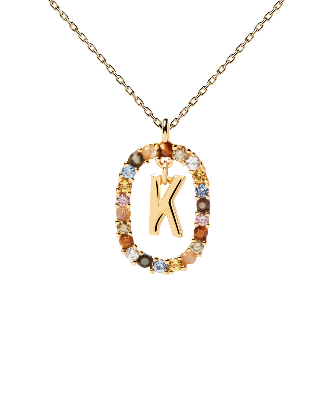 PDPAOLA Gold Letter A-Z Necklaces