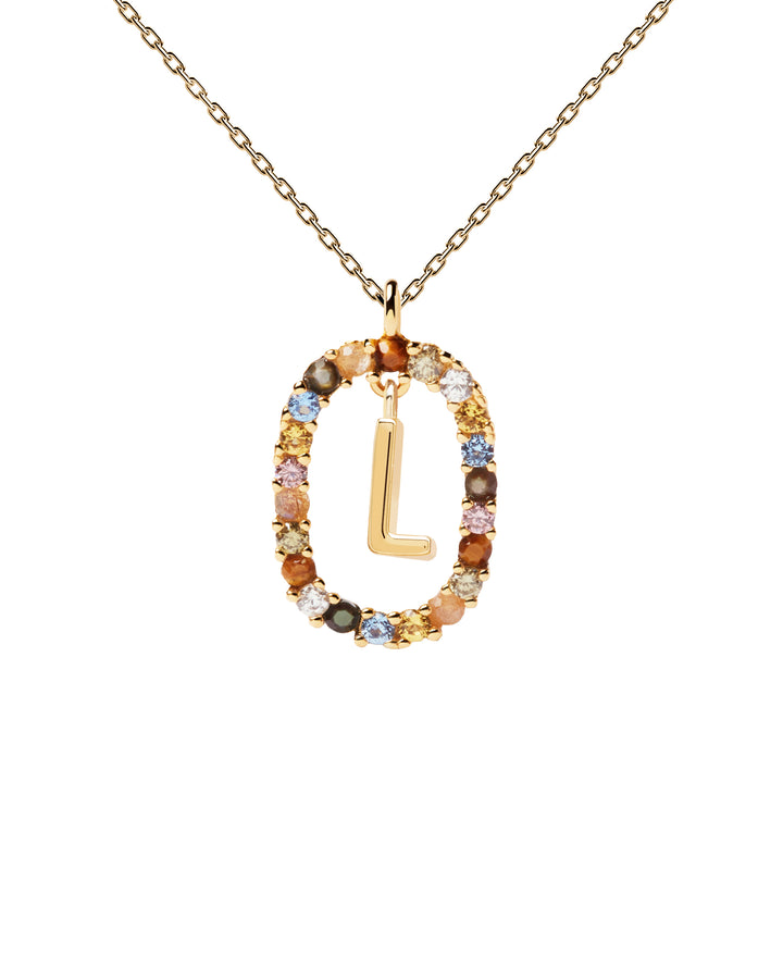 PDPAOLA Gold Letter A-Z Necklaces