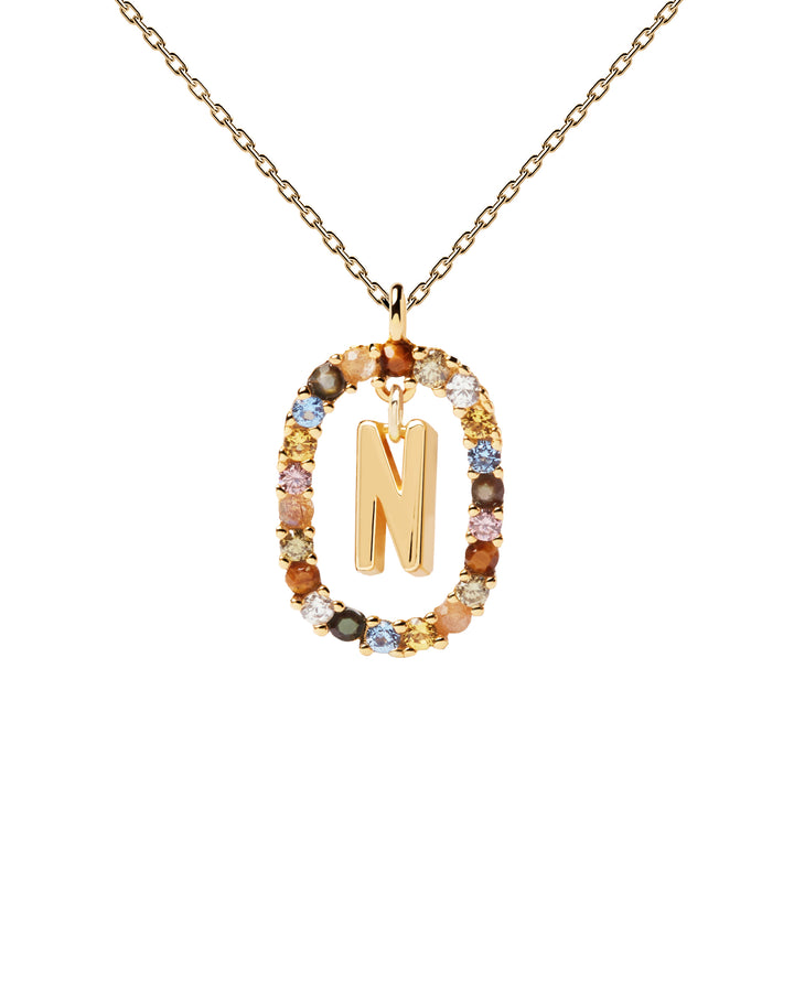 PDPAOLA Gold Letter A-Z Necklaces