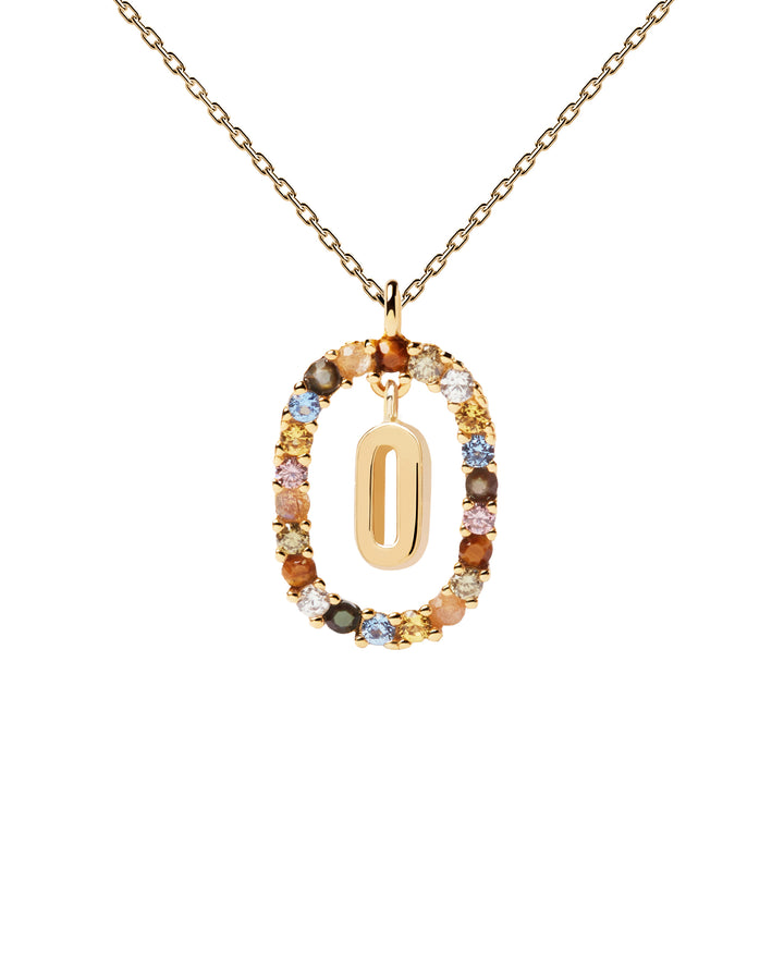 PDPAOLA Gold Letter A-Z Necklaces