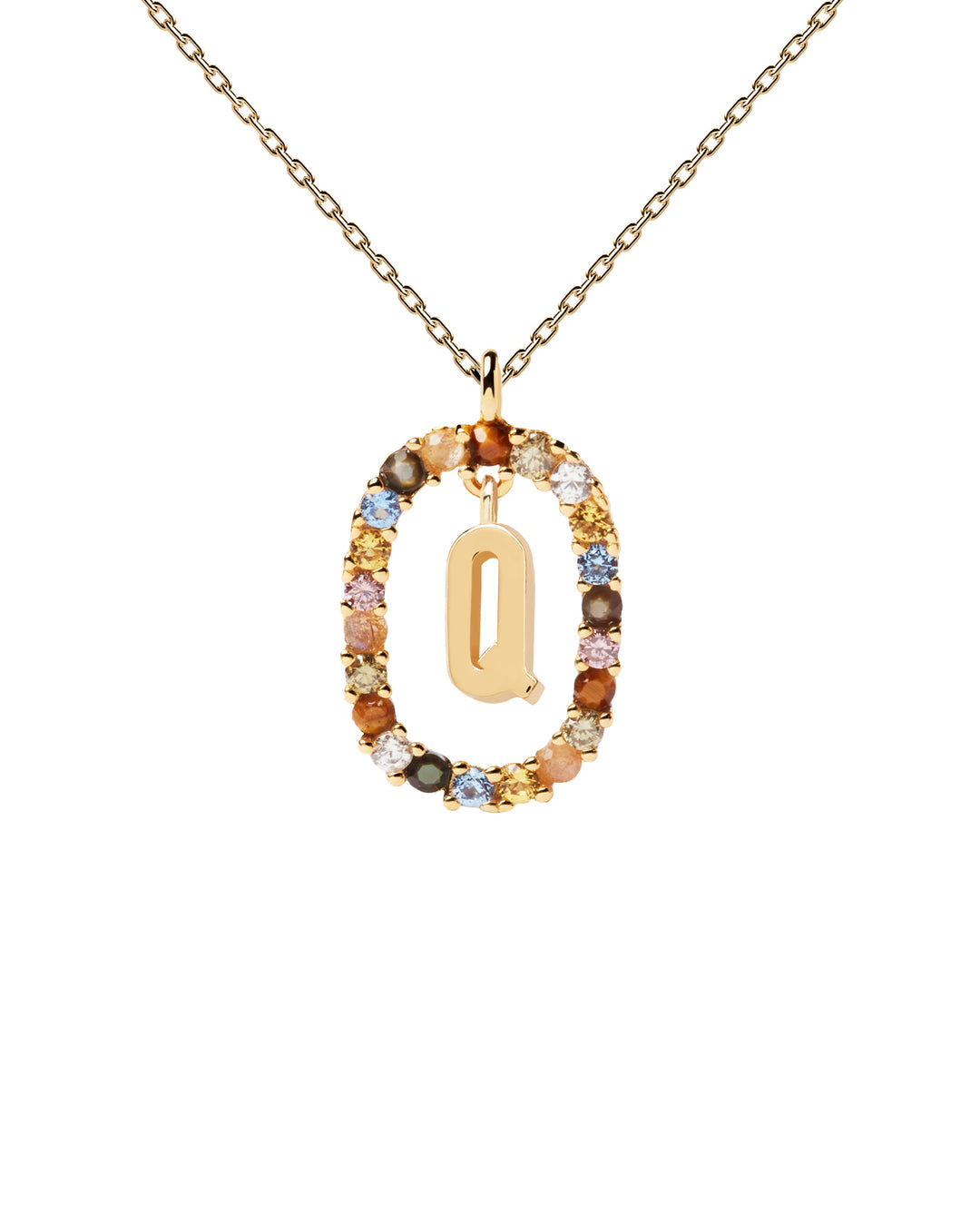 PDPAOLA Gold Letter A-Z Necklaces