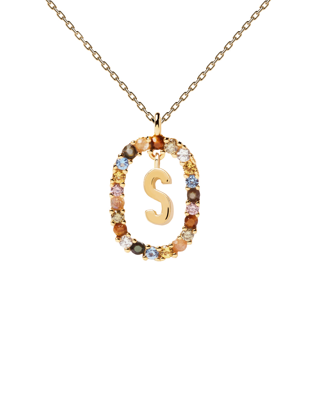 PDPAOLA Gold Letter A-Z Necklaces