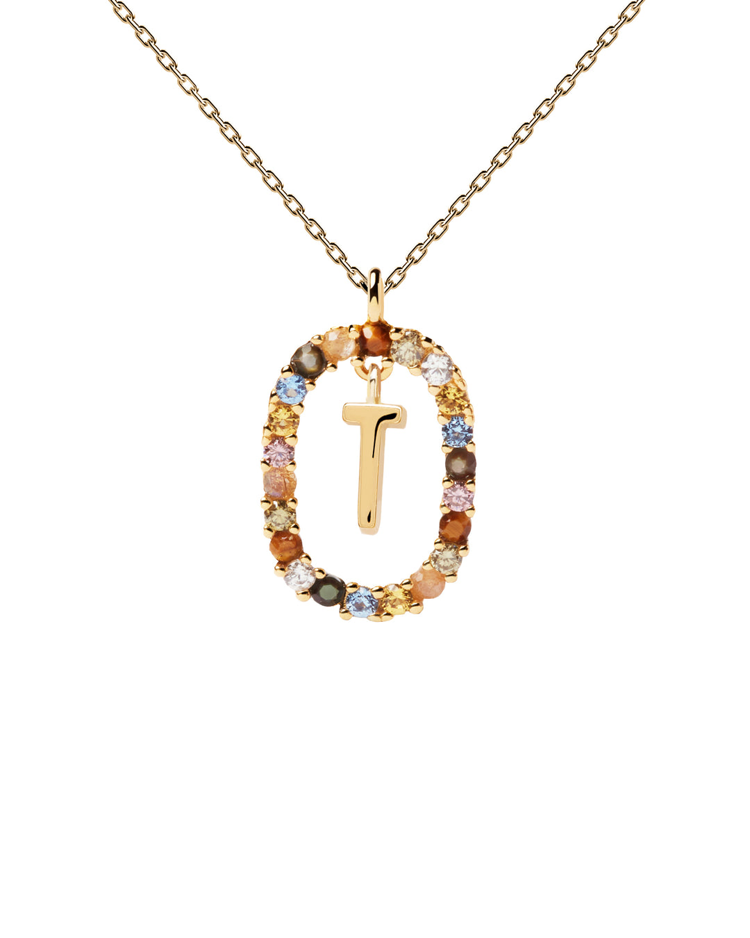 PDPAOLA Gold Letter A-Z Necklaces