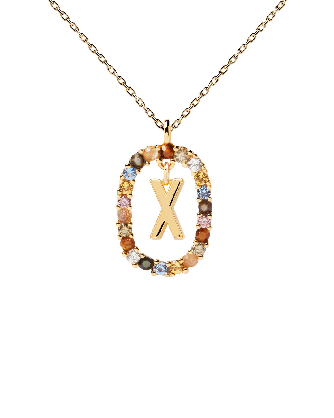 PDPAOLA Gold Letter A-Z Necklaces