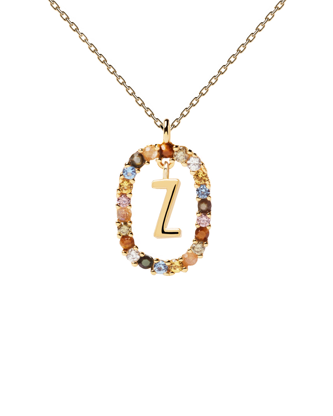 PDPAOLA Gold Letter A-Z Necklaces