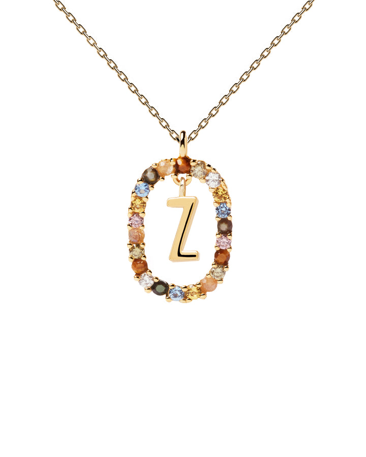 PDPAOLA Gold Letter A-Z Necklaces