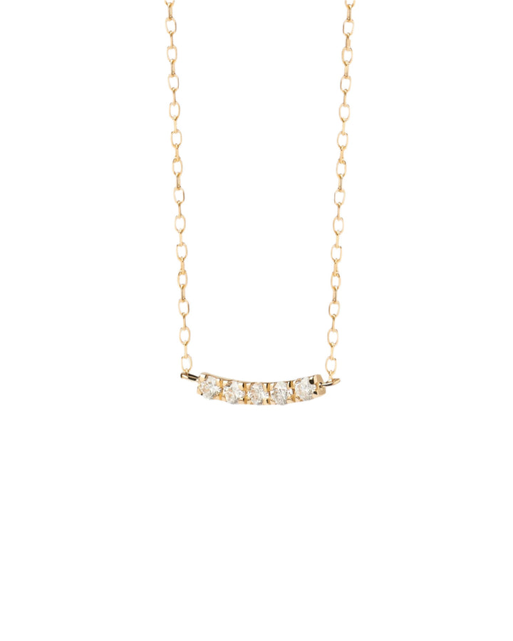 PDPAOLA 18ct Solid Gold Diamond Eternity Necklace