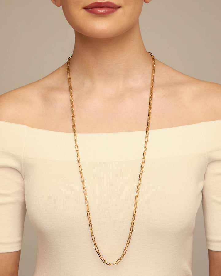 UNOde50 Gold Chain 8 Personalisation Necklace