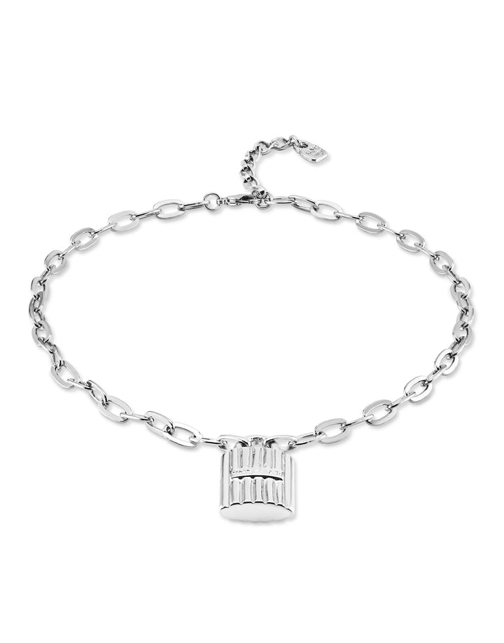 UNOde50 Silver Magic key Confident Necklace