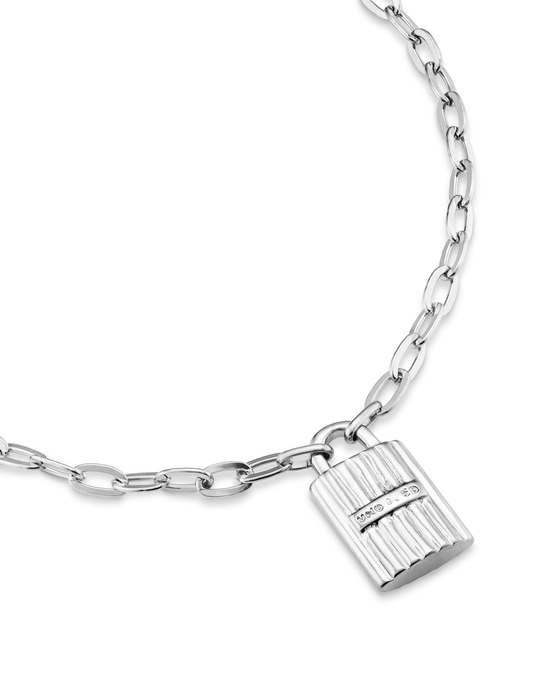 UNOde50 Silver Magic key Confident Necklace